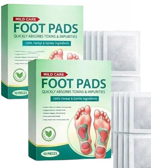 Detox Foot Patches (20 Pieces) – Natural Overnight Foot Detox Pads for Wellness & Relaxation