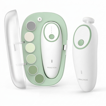 Gentle Baby Electric Nail Trimmer – Rechargeable Nail Care Kit for Newborns, Infants & Toddlers