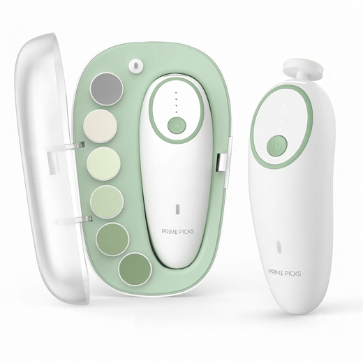 Gentle Baby Electric Nail Trimmer – Rechargeable Nail Care Kit for Newborns, Infants & Toddlers