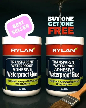 Transparent Waterproof Glue (Pack of 2) – Strong Clear Sealant for Leak Repair & Surface Protection | Buy 1 Get 1 Free