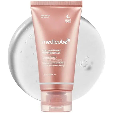 SS Medicube Collagen Overnight Wrapping Peel-Off Facial Mask (Pack of 2) – Hydrating Night Care for Smooth, Radiant Skin