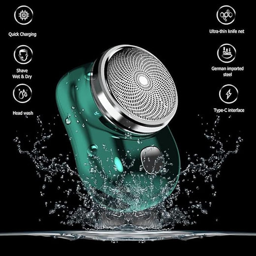 Mini Electric Shaver – Portable Rechargeable Grooming Trimmer for Face & Body