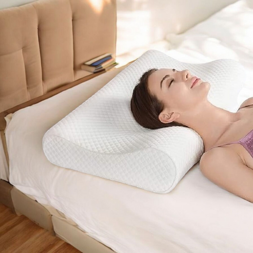 Memory Foam Orthopaedic Pillow – Ergonomic Neck & Head Support for Comfortable Sleep