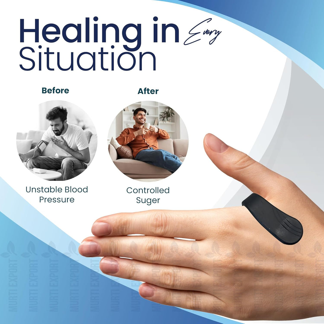 Sugar Control Acupressure Point Clip – LI4 Hand Massage Therapy